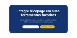 Integre Nicepage Em Suas Ferramentas Favoritas - Modelo De Comércio Eletrônico Joomla