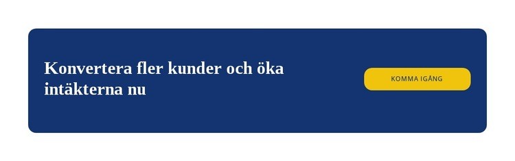 Konvertera fler kunder HTML-mall