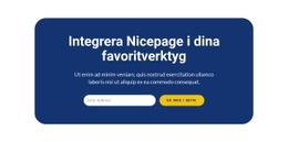 Integrera Nicepage I Dina Favoritverktyg – Responsivt WordPress-Tema