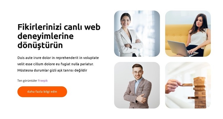 başarıya ulaştılar Html Web Sitesi Oluşturucu