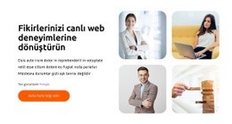 Başarıya Ulaştılar - Web Sayfası Maket Şablonu