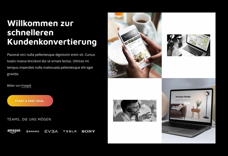 Kundenumwandlung Joomla Vorlage