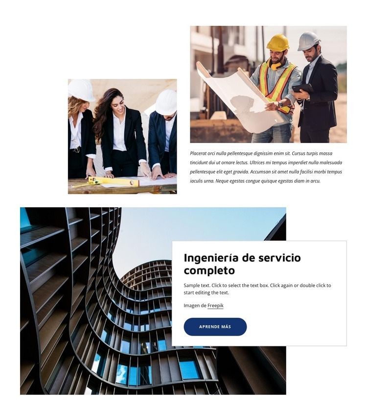 agencia de autoconstruccion Creador de sitios web HTML