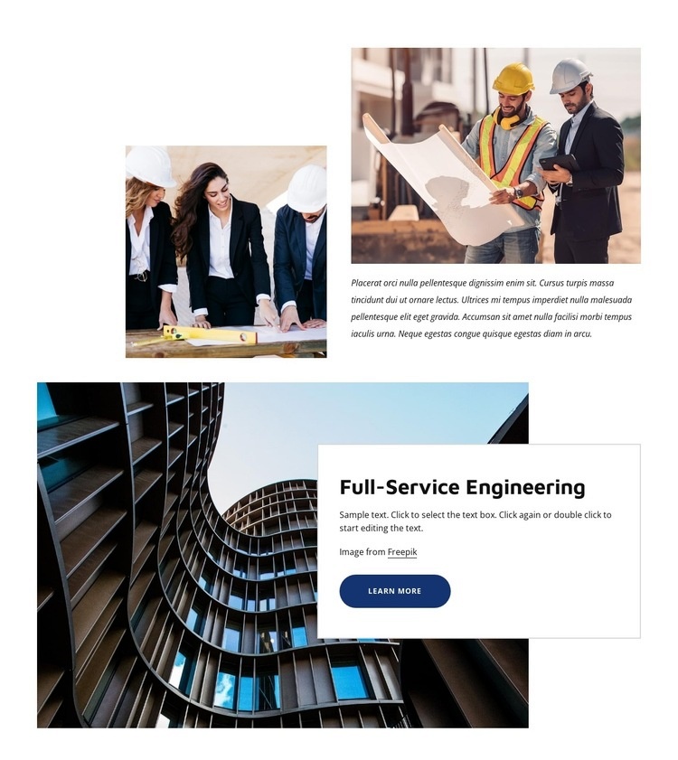 Self build agency Homepage Design