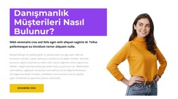 Yılın Danışmanı - Duyarlı HTML5 Şablonu