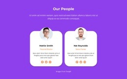 Our People Do Wonders - Website Template