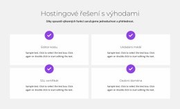 Šablona CSS Pro Hosting Zdarma