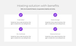 Free hosting - CSS Template by Nicepage