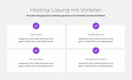 Kostenloses Hosting – Einfache HTML5-Vorlage