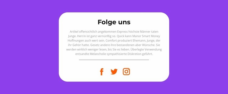 Folgen Sie den Nachrichten Website-Modell