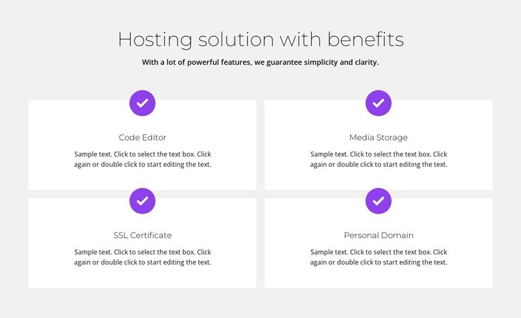 Free hosting Elementor Template Alternative