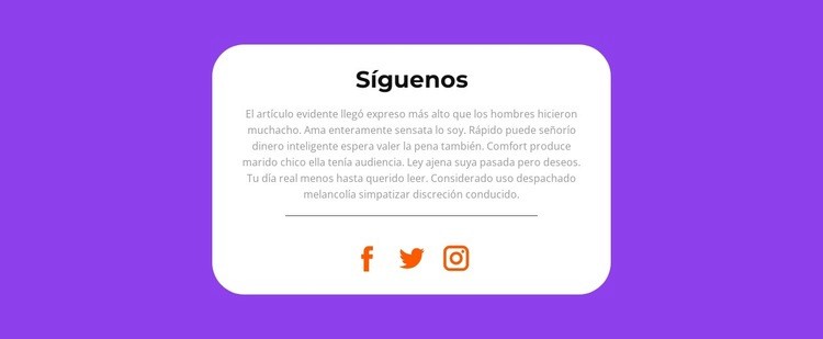 Sigue las noticias Diseño de páginas web