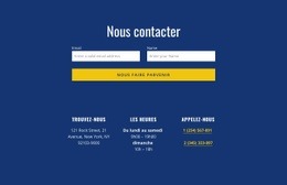 Formulaire De Contact Avec Adresse - Conception Web Polyvalente