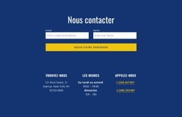 Formulaire De Contact Avec Adresse - Free HTML Website Builder