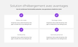 Hébergement Gratuit Modèle HTML5