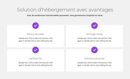 Modèle CSS Pour Hébergement Gratuit