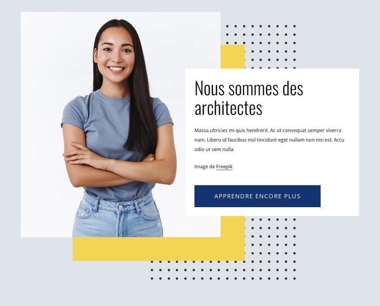 L'architecture en fonction de l'agence Thème WordPress