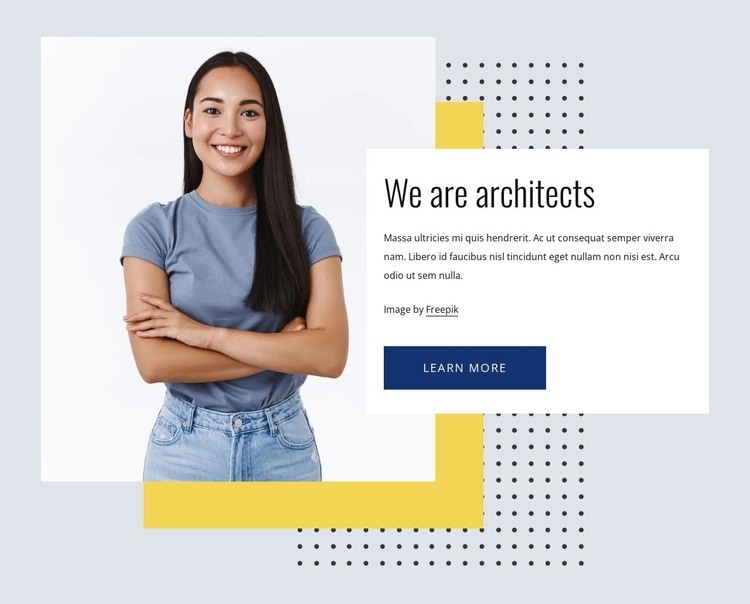 Architecture as a function of agency Homepage Design