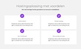 Gratis Hosting HTML5-Sjabloon