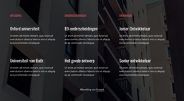 Gratis Download Voor Opleiding, Onderscheidingen En Ervaring Html-Sjabloon