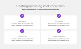 Gratis Hosting - Eenvoudig Websitesjabloon