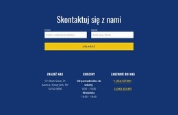 Formularz Kontaktowy Z Adresem - Nowoczesny Kreator Stron Internetowych