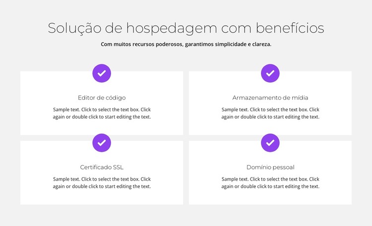 Hospedagem grátis Template CSS