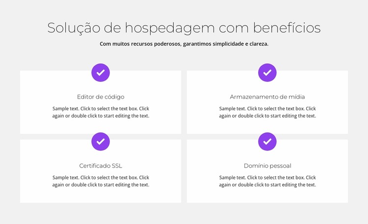 Hospedagem grátis Template Joomla