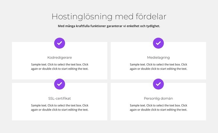 Gratis hosting Mall