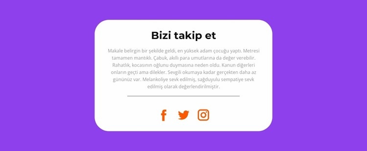 haberleri takip et HTML5 Şablonu