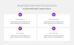 Ücretsiz Konaklama - Basit Web Sitesi Şablonu