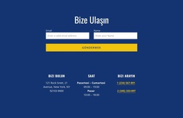 Adres Içeren Iletişim Formu - Işlevsellik WordPress Teması