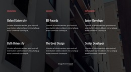 Education, Awards And Experience Care Wordpress Themes