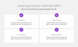 Free Hosting - Simple Website Template