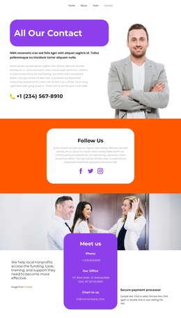 Convenient communication method - WordPress Theme by Nicepage