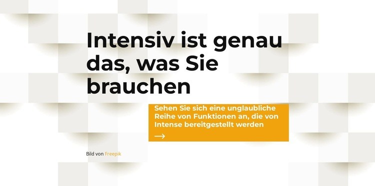 Schau, was drin ist Website Builder-Vorlagen