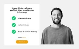 Unser Personaltrainer - Responsives Website-Design
