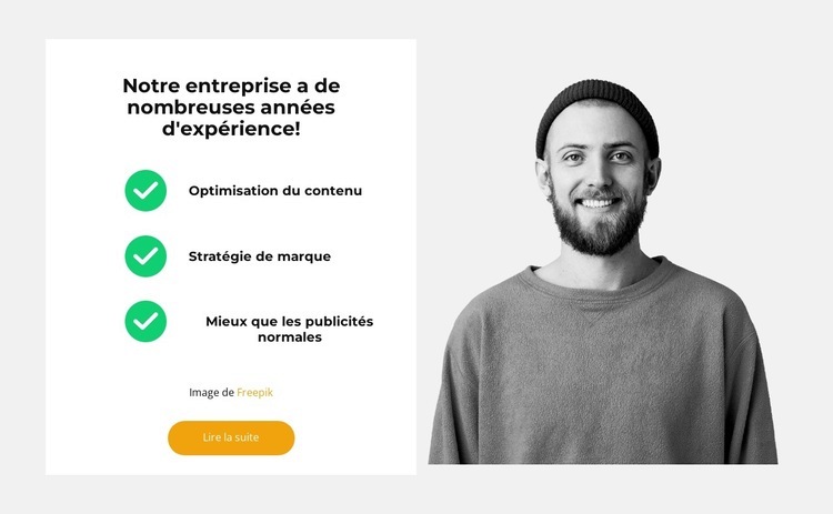 Notre entraîneur personnel Conception de site Web