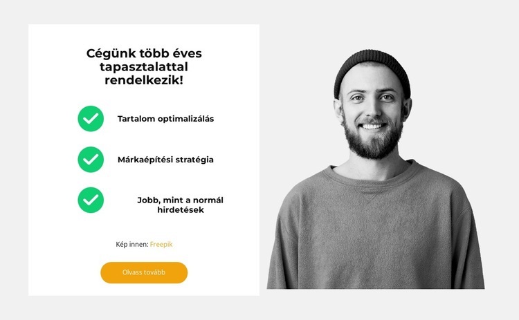 Személyi edzőnk Weboldal tervezés