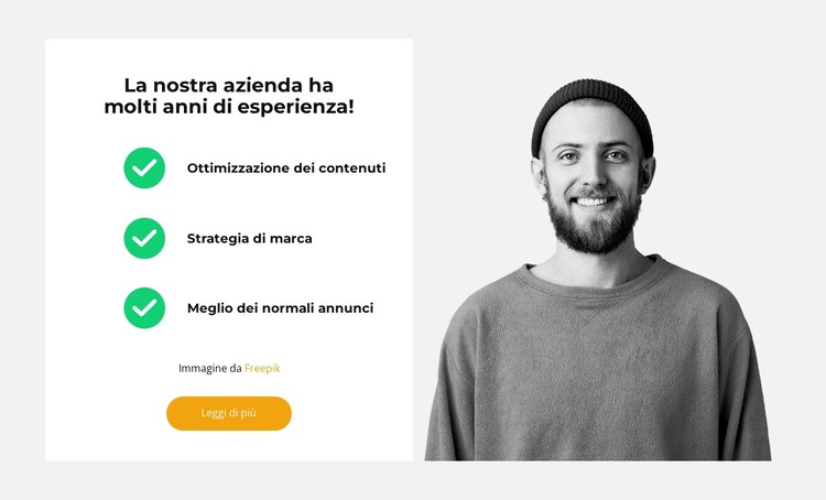 Il nostro personal trainer Modello CSS