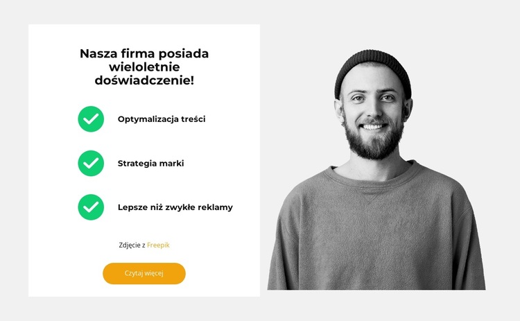 Nasz osobisty trener Szablon witryny sieci Web