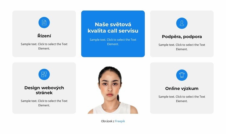 Kvalifikovaný personál Šablona HTML