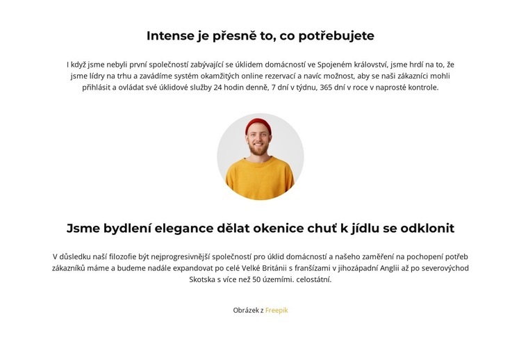 Lehký copywriting Webový design