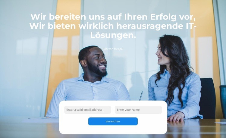 Schnelle Online-Beratung HTML5-Vorlage