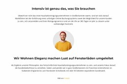 Leichtes Copywriting - Anpassbares, Professionelles Website-Modell