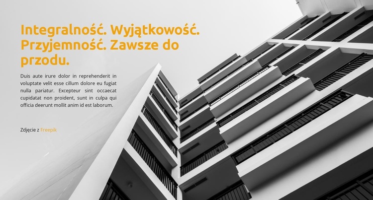 Sprzedaż przed budową Motyw WordPress