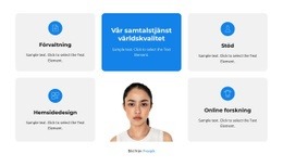 HTML-Webbplats För Kvalificerad Personal