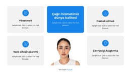 Nitelikli Personel Tek Sayfalık Şablon