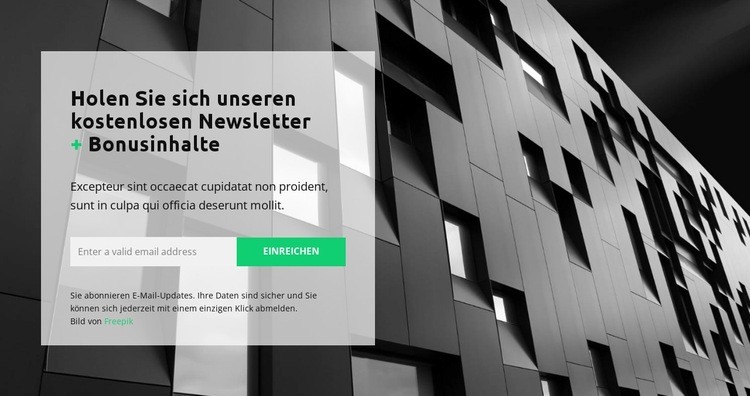 Wir bauen und verkaufen Website Builder-Vorlagen