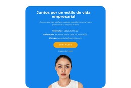 Plantilla De Diseño Para Teléfonos E Información Importante